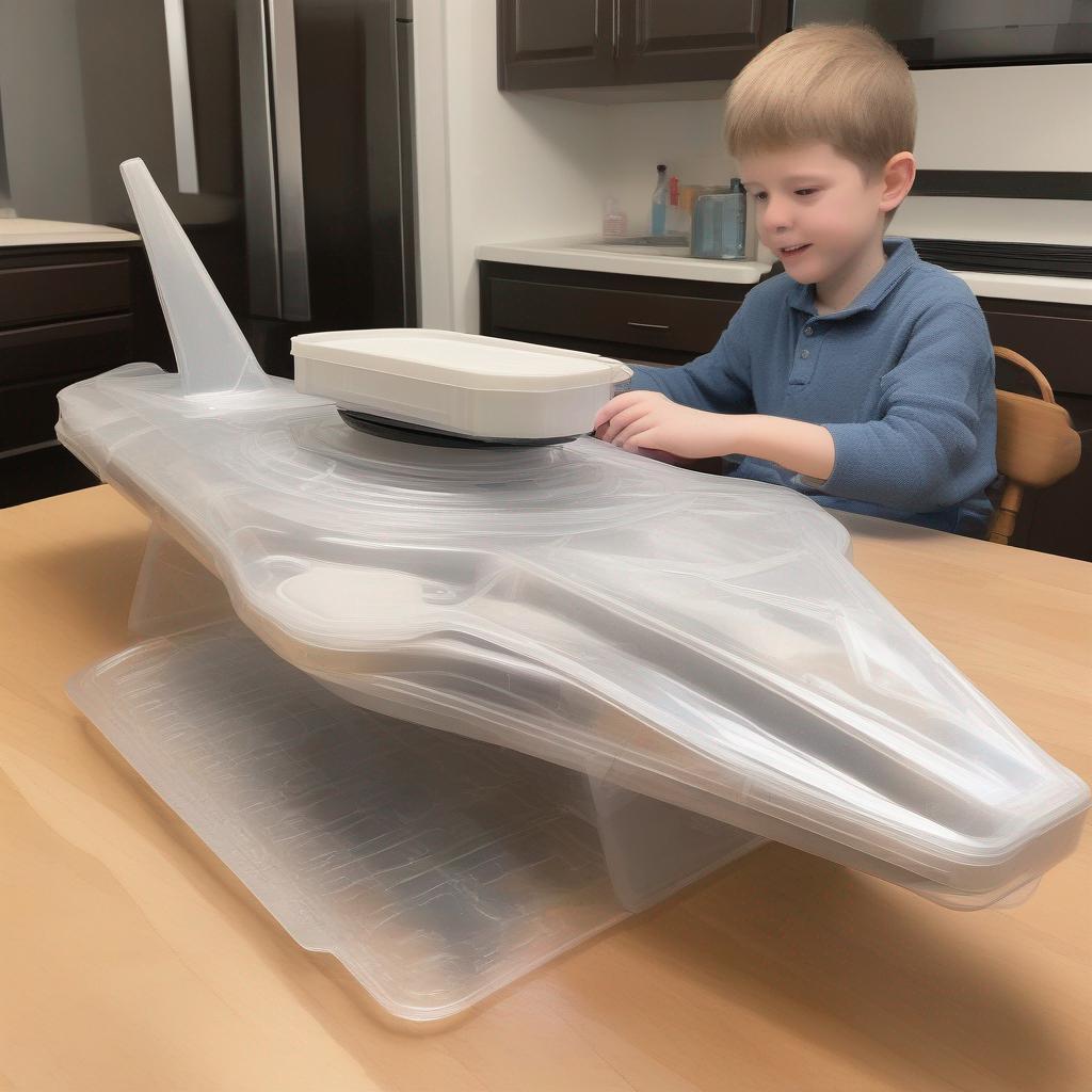 Building a Spaceship With Leftover Tupperware