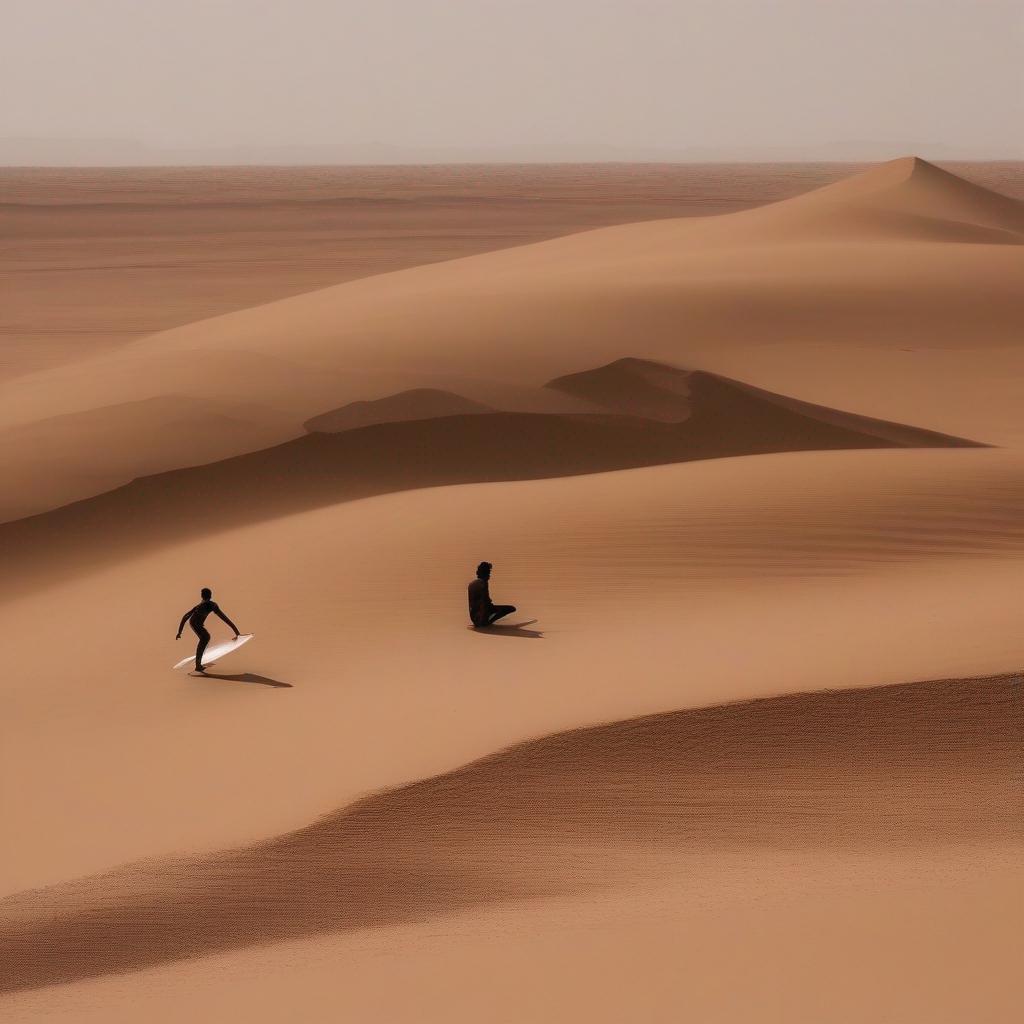 Surfing the Sahara