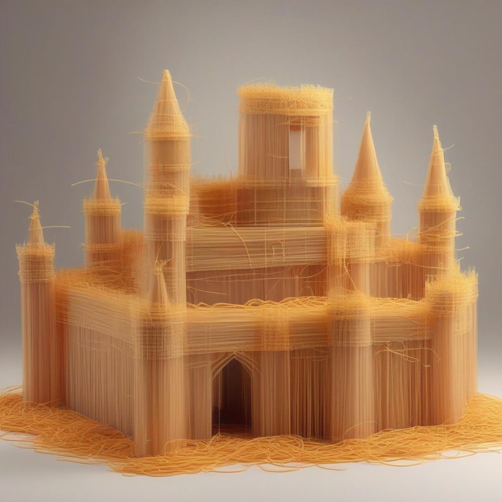 Building a Castle with Spaghetti - Is It Possible?