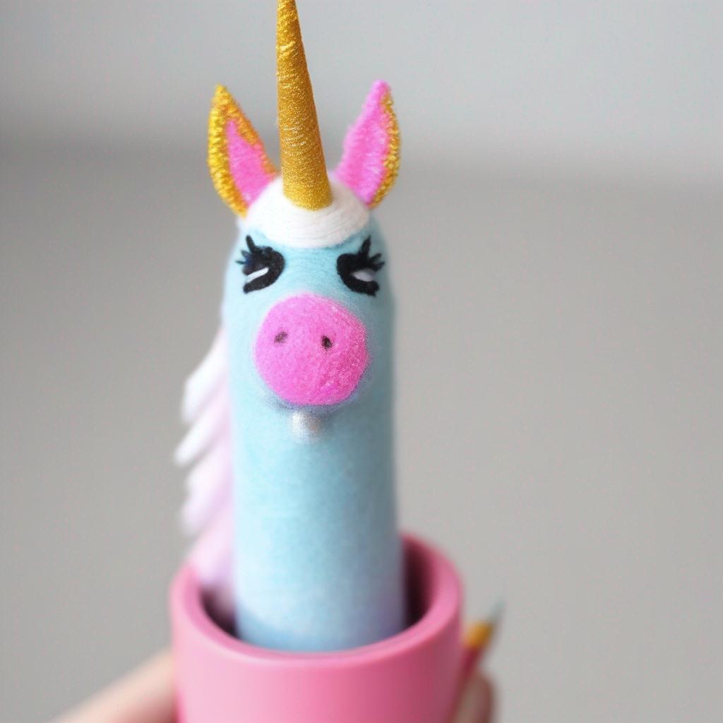 DIY Unicorn Horn Pencil Topper