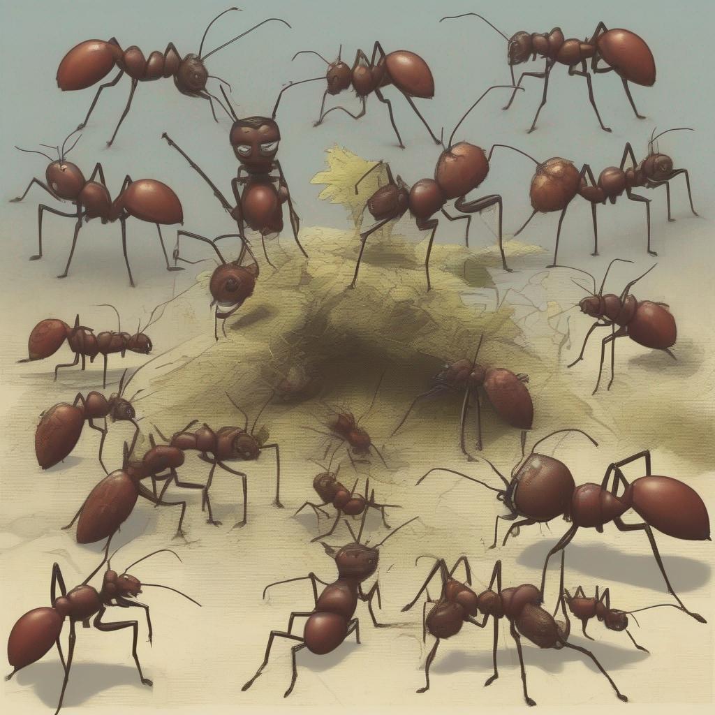 Zombie Ants and Corporate Hierarchy